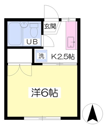 高田駅 徒歩7分 1階の物件間取画像